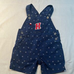 Tommy Hilfiger Blue Overalls with Nautical Pattern